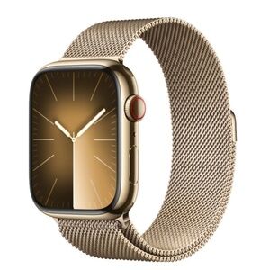 Apple Watch Series 9 GPS + Cellular 41mm Gold Stainless Steel Case
